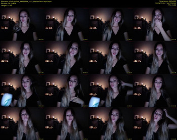 Linda_0nline — 15 minute MyFreeCams webcam download, 480p, Oct 29, 2019